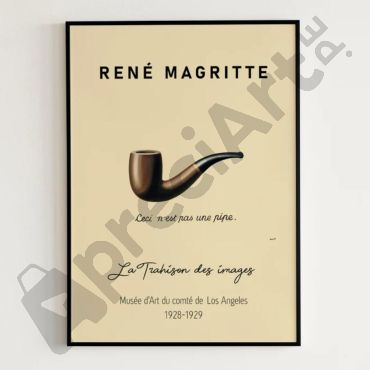 Cuadros de Famosos - La Traición de las Imágenes de René Magritte