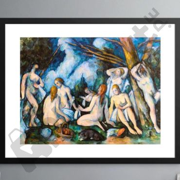 Cuadros de Famosos - Las Bañistas de Paul Cézanne