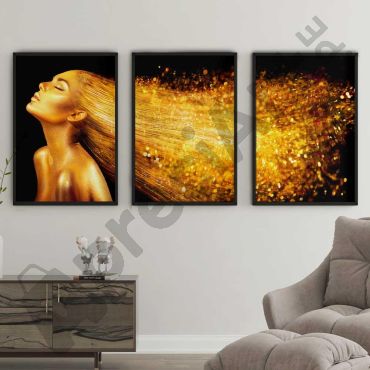 Cuadros Fotográficos - La Liberación de la Belleza - Set de 3