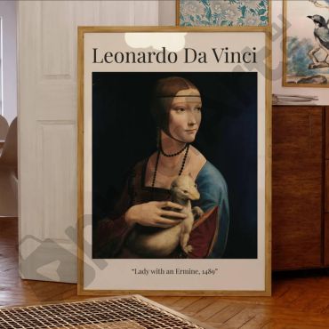 Cuadros de Leonardo da Vinci- La Dama del Armiño