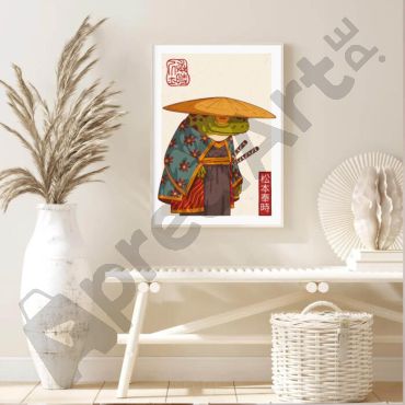 Cuadros de Famosos -  Anfibio Samurai de Matsumoto Hoji