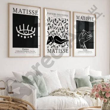 Cuadros de Famosos -  Trio Matisse Set de 3