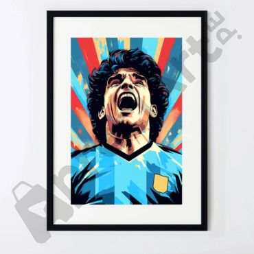 Cuadros de Fútbol - El Pelusa