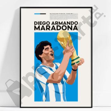 Cuadros de Fútbol - El Pibe de Oro