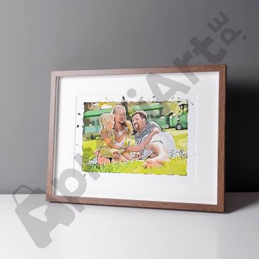 Cuadros Personalizados - Retrato Familiar Cartoon