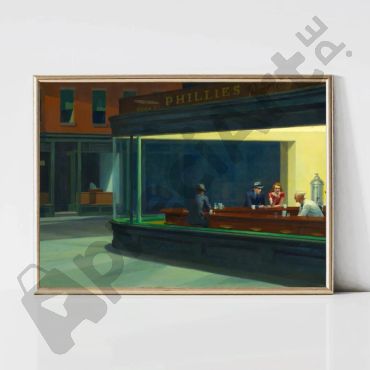 Cuadros de Famosos - Nighthawks de Edward Hopper