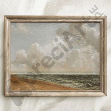 Paisaje marino vintage
