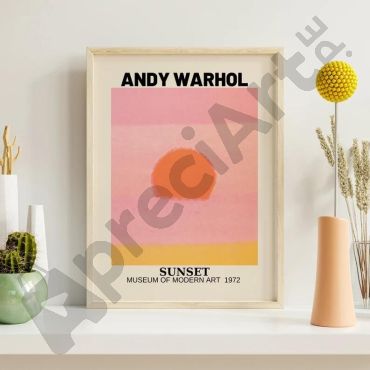 Cuadros de Famosos - Sunset de Andy Warhol