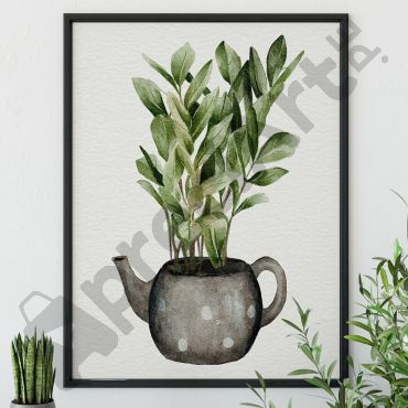 planta en una tetera