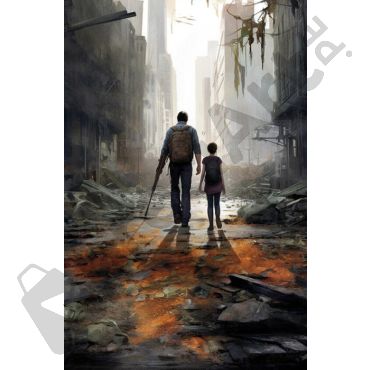 poster de joel y ellie - the last of us