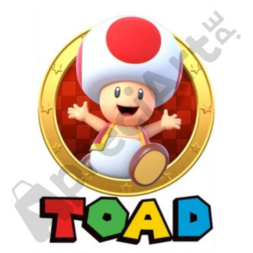 poster toad - mario bros