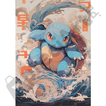 poster squirtle - pokemon