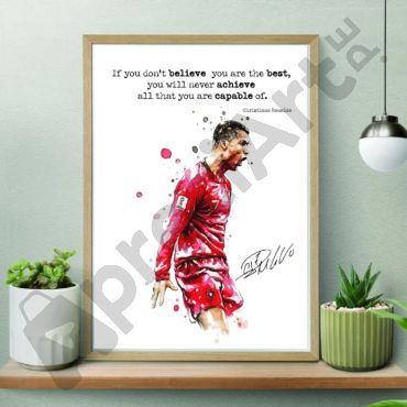 Cuadros de Fútbol - Ronaldo Motivacional