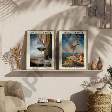Cuadros de Salvador Dalí - Surrealismo Líquido Set de 2