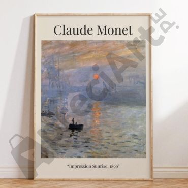 Cuadros de Famosos - Impresión, Sol Naciente de Claude Monet