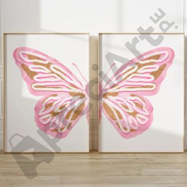Cuadros Aesthetic - Mariposa Asombrosa - Set de 2