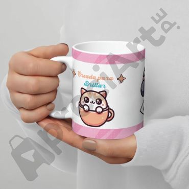 Taza personalizada - Chica Kawai