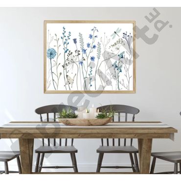 Cuadros de Flores - El Convivir Azul