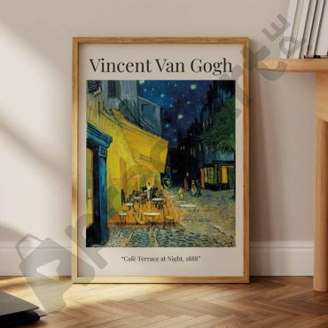 Cuadros de Vincent Van Gogh - Noche en Café Terrace