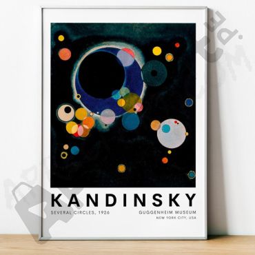 Cuadros de Famosos - Varios Circulos de Kandinsky