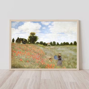 Campo de Amapolas de Claude Monet 