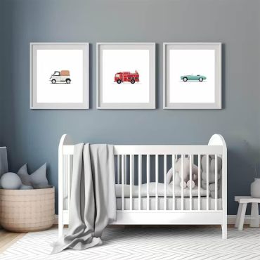 Cuadros para bebés - Vehículos Decorativos