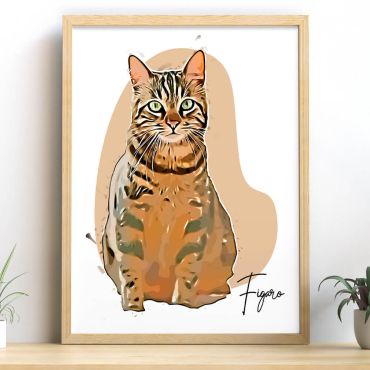 Cuadros Personalizados - Retratos de Mascotas Personalizados