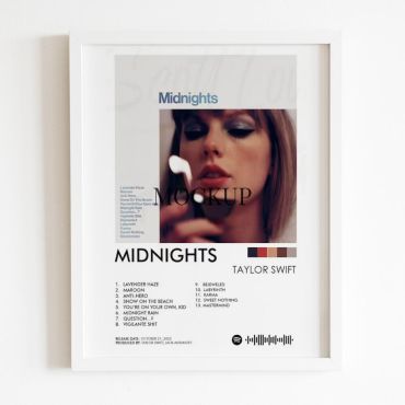 Cuadros Spotify - Midnights Taylor Swift