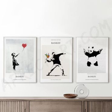Banksy - Gestures of Life - Set de 3
