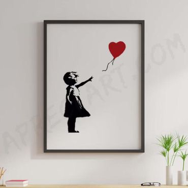 Banksy - Red Balloon Girl