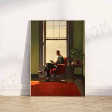 Edward Hopper - Silence And Reading
