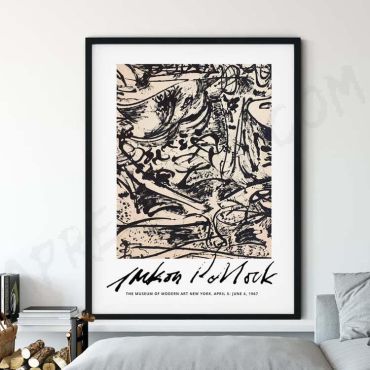 Jackson Pollock - Cream Motion Expression