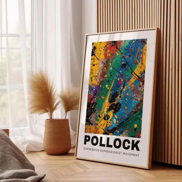 Jackson Pollock - Multicolored Motion Expression