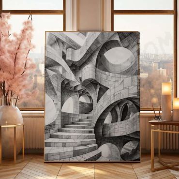Maurits Cornelis - Labyrinthine Architectural Art