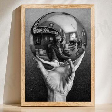 Maurits Cornelis - Self Portrait With Sphere