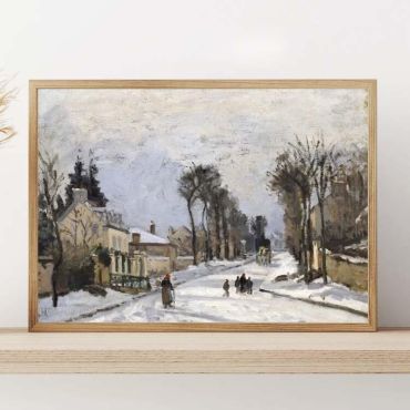 Camille Pissarro - Camino a Versalles