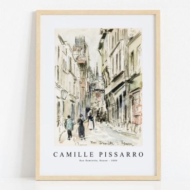 Camille Pissarro - Rue Damiette Rouen