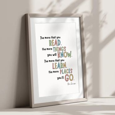 Dr Seuss - The more you read