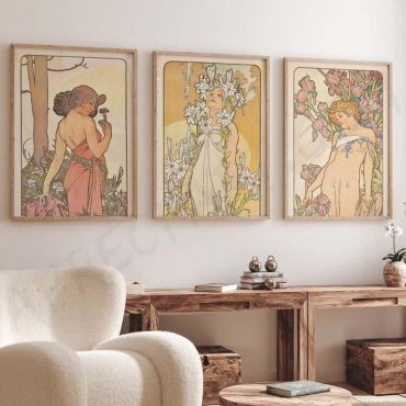 Alphonse Mucha - Beauty Portraits