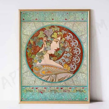 Alphonse Mucha - Serpentine Beauty
