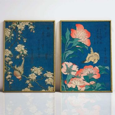Katsushika Hokusai - Floral Wind
