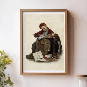 Norman Rockwell - The love letter