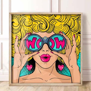 Roy Lichtenstein - Wow Girl