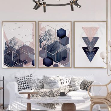 Cuadros para Sala - Abstracción Orgánica