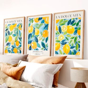 Cuadros de Henri Matisse - La Dolce Vita Botánica - Set de 3