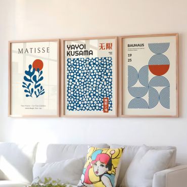 Cuadros Decorativos - Arte Editorial - Set de 3
