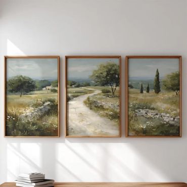 Cuadros de Paisajes - Pastorales - Set de 3