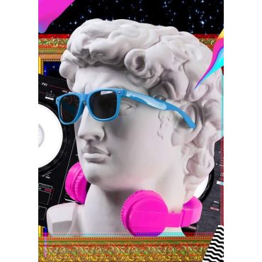 Póster Aesthetic - Escultura con Estilo