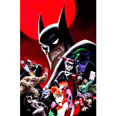 Póster de Batman - Villanos de Barman
