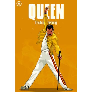 Póster de Queen - Leyenda en Escena